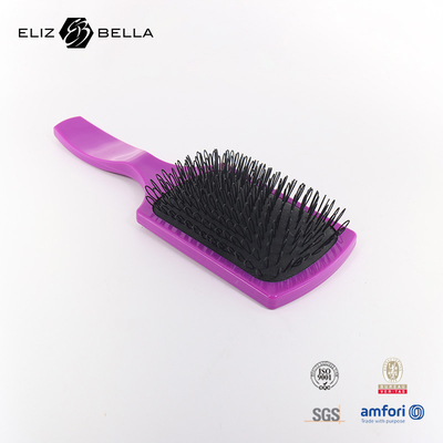 شعار مخصص فرشاة التشويش مع مشط التدليك وتصميم موجة منحنية للمنزل
