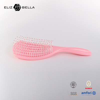 مخصصة الرطبة والجافة المنفذ المنحني الحلزوني فرشاة الشعر المشمش الدائرة تدليك مربع المضرب Detangle فرشاة الشعر للشعر المتعرج