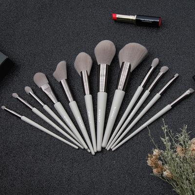 مجموعة فرش مكياج 12 قطعة من أدوات التجميل الاصطناعية الخالية من القسوة