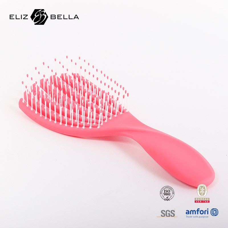 فرش الشعر المزخرفات البلاستيكية التدليك الشعر فرشاة الشعر